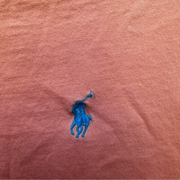 Ralph Lauren Sport Peach Short Sleeve Crew Neck T-shirt Small - Picture 3 of 8